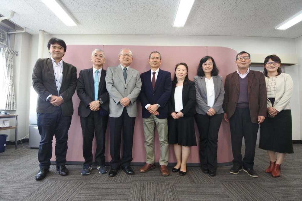 2019- 1021MO開南大學蒞校拜訪新潟大學洽談國際交流一事。圖片